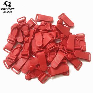 下着アクセサリー衣服アクセサリー12mm透明なガーターベルトクリップ透明プラスチックサスペンダーガータークリップ - Product Image 3