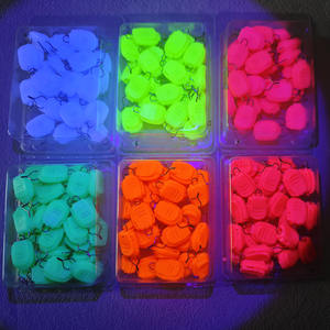 Clip de ligne de pêche en plastique lumineux multicolore Alpha Wholesale, qui brille dans le noir, pour matériel de pêche - Product Image 2