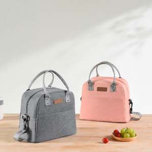 Bolsa Refrigerante Plegable de Gran Capacidad, Diseño Clásico, Aislamiento Térmico de Alta Calidad, Reutilizable, para Alimentos, de Aluminio - Product Image 5