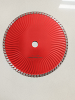 Disque de coupe diamanté turbo de qualité industrielle JDK de 4,5 à 14 pouces pour granit, béton, grès OEM 115-350 mm