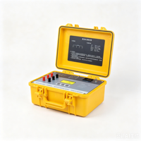 Testeur de résistance d'enroulement de transformateur de tension 10 kV économique, précision 0,2 %, double alimentation, écran LCD, télécommande PC