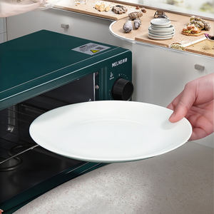 Sottopiatti in porcellana Bone China per matrimoni,piatto da portata in ceramica bianca,piatti laterali rotondi personalizzabili - Product Image 3