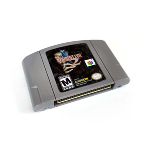 <span class=keywords><strong>Resident</strong></span> <span class=keywords><strong>Evil</strong></span> <span class=keywords><strong>2</strong></span> EE. UU. Versión N64 Box con bandeja Cartucho de juego de repuesto para juegos N64 - Product Image 6