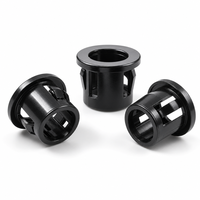 Anneau de protection de câble moulé par injection en PA66 noir à fixation rapide SB, pour sortie de fil à travers trou, boîtier de distribution, gaine de protection
