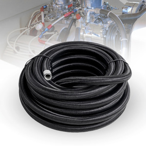 Tuyau de carburant tressé en téflon, diamètre extérieur de 10 mm, tuyau PTFE haute pression pour modification de voiture - Product Image 1