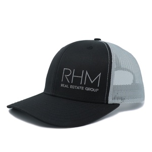 Gorra Trucker de Béisbol Negra de 6 Paneles con Malla y Bordado, Diseño Deportivo con Logotipo 3D para Actividades al Aire Libre como Ciclismo, Imagen Formal - Product Image 2