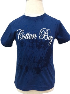 Chemises de vacances à col rond et manches courtes pour hommes, style Normcore/Minimaliste, imprimées numériquement, effet délavé, 100% coton 160 g/m², tailles 2-8 ans - Product Image 3
