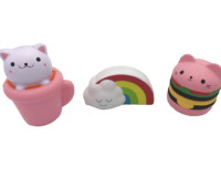 Jouets à presser en mousse à mémoire de forme éponge promotionnels Boules de citron en PU personnalisées Cadeaux promotionnels Balle anti-stress douce