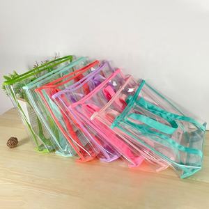 Hot Selling Custom Logo PVC Tote <b>Bag</b> <b>Clear</b> Transparent Waterproof Design for Beach or Shopping Use - Product Image 2