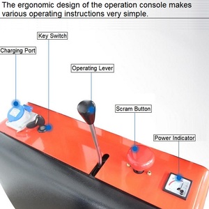 Nhà Máy Bán buôn Walkie <span class=keywords><strong>Stacker</strong></span> xe nâng Giá cửa đôi Khung 1t 1.5t 2t bán điện Pallet <span class=keywords><strong>Stacker</strong></span> - Product Image 4