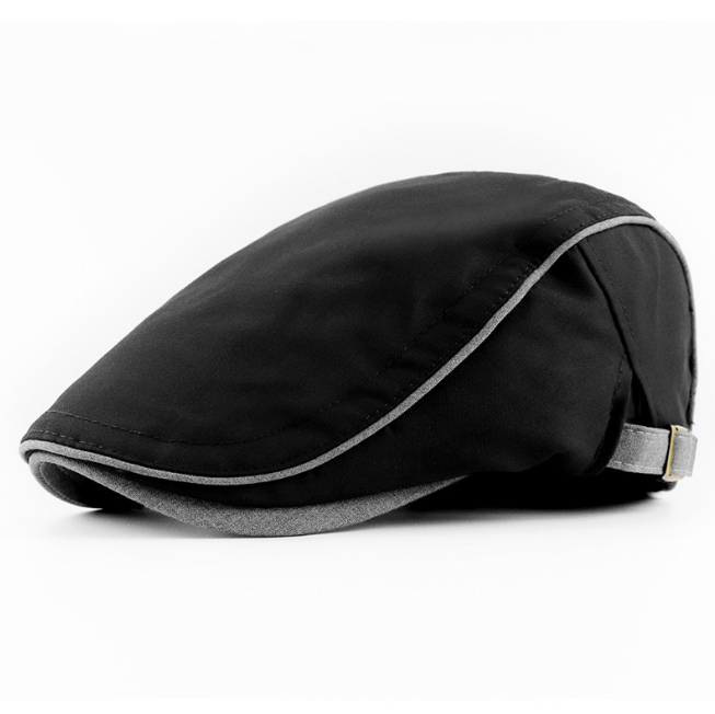 Модная весенняя хлопковая шляпа Ivy, черная Ретро шляпа газетчика, берет, кепка для мужчин