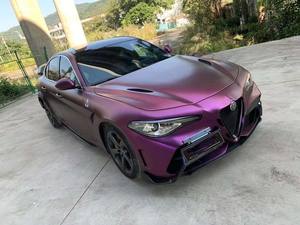 Nueva llegada <span class=keywords><strong>Alfa</strong></span> Romeo <span class=keywords><strong>Giulia</strong></span> carbono negro ancho Bodykit delantero trasero parachoques lateral falda ala Spoiler Hood actualización 2016-2018 <span class=keywords><strong>GTAm</strong></span> - Product Image 3