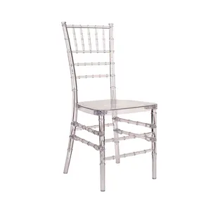 2021 New Design Wholesale Clear Tiffany Chair Sillas Wedding Chair Used Chiavari Chairs For Sale