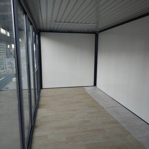 MZECOHOUSE Casa Contenedor Modular Plegable de Lujo con Paredes de Vidrio de 20 pies, Casa Plegable Prefabricada - Product Image 2