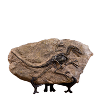 Adorno de Hueso de Tiranosaurio Rex de Simulación Creativa ODM/OEM, Fósil de Dinosaurio 3D para Decoración del Hogar, Salas de Estar, Resina de Vino