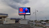 Écran LED extérieur, panneau vidéo LED extérieur, écran d'affichage LED publicitaire extérieur, écran numérique, panneau d'affichage numérique P3.91 5x3m, écrans LED extérieurs