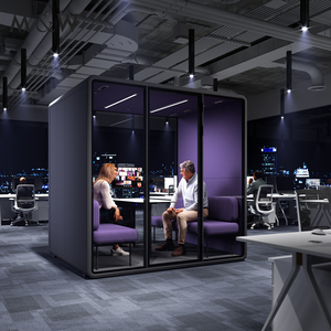 M&amp;W Office <strong>Pod</strong> Indoor Acoustic Booth Quiet Meeting Room Telephone Booth Soundproof <strong>Pod</strong> Private <strong>Space</strong> Silence Office <strong>Pods</strong> - Product Image 1