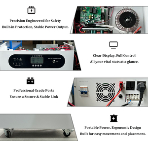 3000W <b>24V</b> Integrated Solar Generator with <b>Battery</b> for Off-Grid Living & Emergency Backup Power Storage - Product Image 3