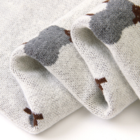 Couverture pour bébé en tricot jacquard de mouton rose super douce et confortable pour fille, couverture de réception pour nouveau-né, literie de berceau, cadeau