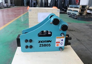 ZSB680 Anexos para Escavadeira Martelo Disjuntor Hidráulico com Bomba Motor & Motor Rock Hammer Instalado em Retroescavadeira - Product Image 2
