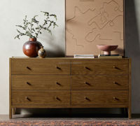 Nouveau design de commodes villa vintage 6 tiroirs meubles de chambre à coucher coffre en bois meubles de salon de chambre à coucher