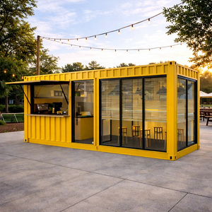 <span class=keywords><strong>Casa</strong></span> Móvil con Certificación CE, Estructura de Acero Portátil, <span class=keywords><strong>Casa</strong></span> Contenedor Prefabricada, Quiosco Boutique, Tienda con Ventana de Servicio, Baño Solar - Product Image 1