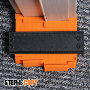 Jauge de contour de duplicateur d'outil de profil OEM personnalisé de 5 pouces élargissement irrégulier avec matériau ABS en forme de verrouillage en métal - Product Image 4