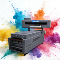 Mesin Printer DTF Murah Baru 60cm A1 untuk Cetak Kain Kaos, Printer Inkjet Epson Otomatis untuk Wallpaper