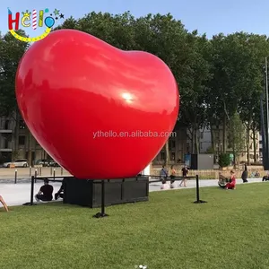 2021 핫 세일 거대한 풍선 심장 풍선 심장 모양 광고