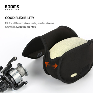 Booms Fishing RC3 y Bolsa para Carrete de Pesca, Funda Protectora Portátil de Neopreno Impermeable Negra de Una Sola Capa - Product Image 5