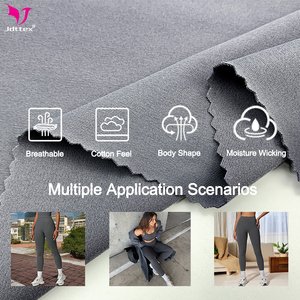 Wholesale Naked Feel Spandex 23 Polyester 77 One Side Brushed Leggings Fabric - Product Image 3