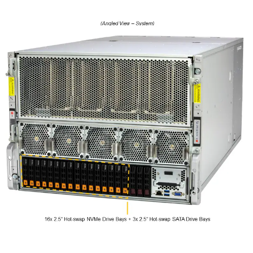 taiページ GPU Superserver SYS-821GE-TNHR - 8U System with 32 DIMM Slots
