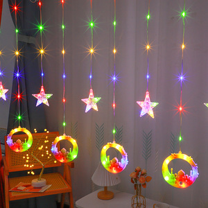 Magasins d'usine 3M peint LED <span class=keywords><strong>guirlande</strong></span> Eid Mubarak lune étoile islamique <span class=keywords><strong>guirlande</strong></span> <span class=keywords><strong>lumineuse</strong></span> pour Ramadan noël mur fenêtre rideau - Product Image 1