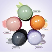 Masque en stick d'argile végétal à l'aloe vera et au thé vert, format échantillon, marque privée OEM, purifiant les pores, régulateur de sébum, éclaircissant, détoxifiant, baume de boue végétalien