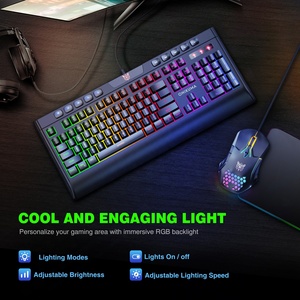 Onikuma G21 + cw902 Hot Bán Tùy chỉnh chuột chơi game Bàn phím RGB Backlit cơ khí chơi Game bàn phím và chuột - Product Image 5
