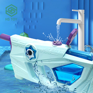 HS Đồ Chơi Siêu Thấm Tự Động 50 Mét Phổ Biến Mạnh Mẽ Cho Trẻ Em Súng Bắn Nước Bán Buôn Bằng Điện Cho Trẻ Em Có Kích Thước Lớn - Product Image 3