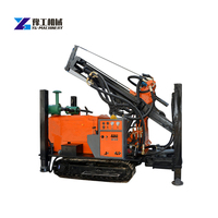 Foreuse mobile rotative DTH pour petits puits artésiens, machine de forage de sol