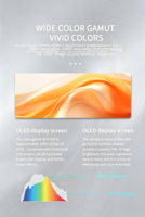 Écran OLED transparent de 30 pouces, moniteur d'affichage numérique, support d'animation, prise en charge du SDK, 120 Hz, 16:9, écran LCD publicitaire de bureau
