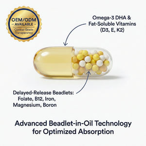 Cápsulas Blandas <span class=keywords><strong>de</strong></span> Vitaminas A y <span class=keywords><strong>B</strong></span> - Alta Absorción, Sin Gluten, Mejora la Inmunidad, Apto para Veganos, para Adultos, Adolescentes y Personas Mayores - Product Image 3