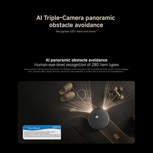 Robot Aspirador 6 Max Autopropulsado a Batería, Nuevo Limpiador de Pisos con 35000Pa de Succión, Cepillos Laterales Dobles, IA y Triple Cámara - Product Image 6