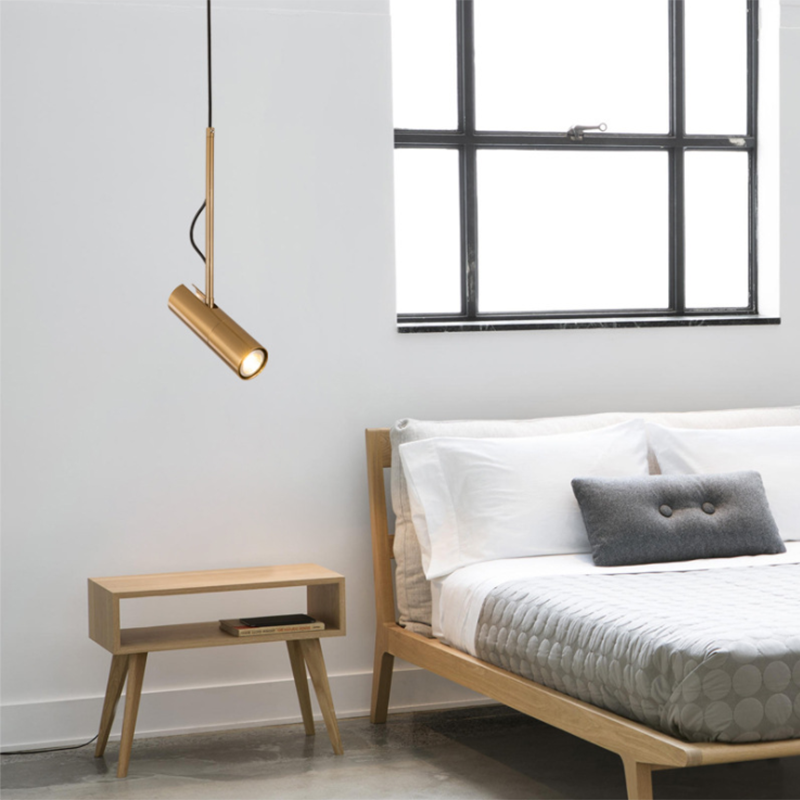Aluminum Modern Led Spot Pendant Light Gallery Golden Led Chandelier
