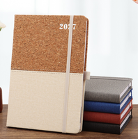 Nouvelle Tendance : Agenda Quotidien 2027 en Caffè Écologique Recyclé, Format A5, 304 Pages, Papier Épais, Planificateur, Bloc-notes, Cadeaux de Bureau