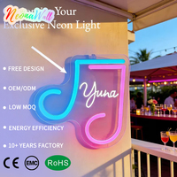 Letrero de Neón LED Acrílico Personalizado Neonawall, Decoración de Pared con Iluminación Regulable para el Hogar, Bar, Cafetería, Boda, Regalo de San Valentín