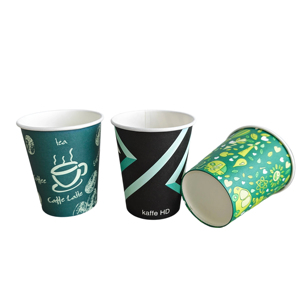 Vasos de Papel Desechables para Café, Color Verde, Personalizados y Aprobados, para Llevar, Disponibles con Tapas, Diferentes Volúmenes - Product Image 1