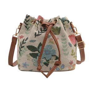 Bolso de hombro de moda para mujer, estilo occidental, con cordón, tipo cubo, versátil, bandolera, diseño moderno - Product Image 4