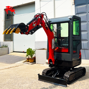 1.8 Ton <strong>KN18</strong> for Engine High Efficiency Micro Mini Digger Small Hydraulic Crawler Mini Excavator with Roof and Bucket - Product Image 1
