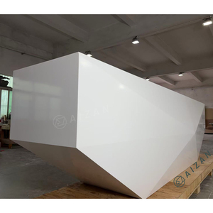 เคาน์เตอร์ต้อนรับดีไซน์ใหม่ วัสดุแข็งแรงหรูหรา สำหรับคลินิกทันตกรรม สำนักงาน โรงแรม <span class=keywords><strong>รีสอร์ท</strong></span> - Product Image 4