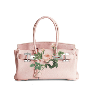 Sac fourre-tout de luxe en cuir pleine fleur de vachette véritable TOGO, grande capacité, durable, avec fermoir à fermoirs, pour femme, idéal pour les voyages - Product Image 4