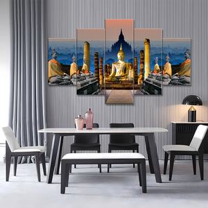 Chất Lượng Cao Giá Bán Buôn Ấn Độ Phật Tượng In <span class=keywords><strong>Canvas</strong></span> Tranh Tùy Chỉnh Kích Thước Thích Hợp Cho Bán Hàng Trực Tuyến - Product Image 4