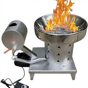 Poêle compact à huile usagée, chauffage portable avec souffleur réglable pour camping extérieur et urgence en tente - Product Image 1